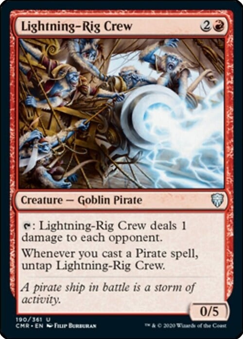 Lightning-Rig Crew Card Front