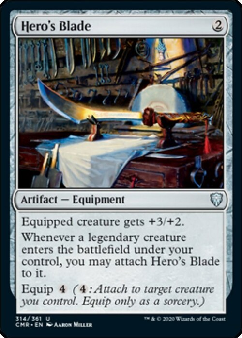 Hero's Blade Card Front