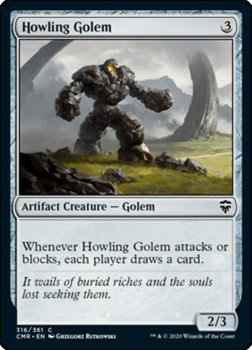 Howling Golem Card Front