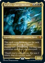 Karador, Ghost Chieftain · Etched Foil 521