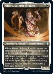 Alharu, Solemn Ritualist · Etched Foil 548