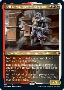 Bell Borca, Spectral Sergeant Card Front