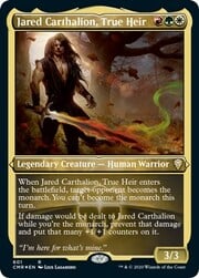 Jared Carthalion, True Heir · Etched Foil 601