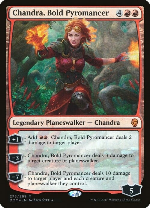Chandra, Piromante Ardita Card Front
