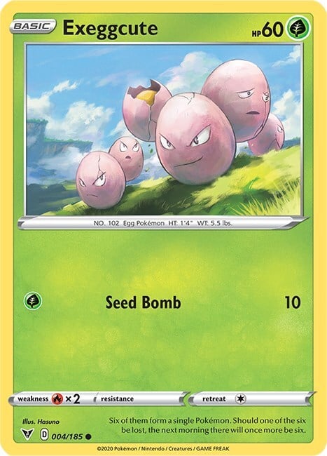 Exeggcute Card Front