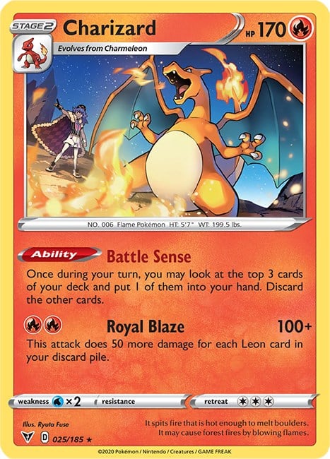 charizard 170 pokemon card value V 017/172 Brilliant Stars - Ultra Rare [Colorless] [Colorless] [Colorless]. Charizard Hp 170 #25 Pokmon