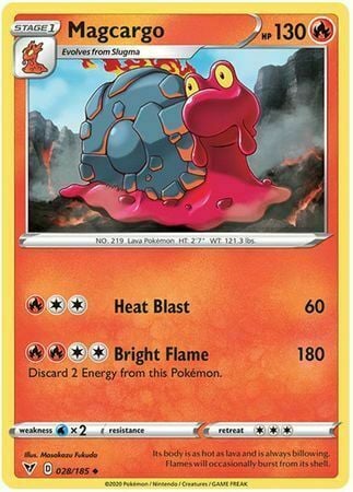 Magcargo [Heat Blast | Bright Flame] Card Front
