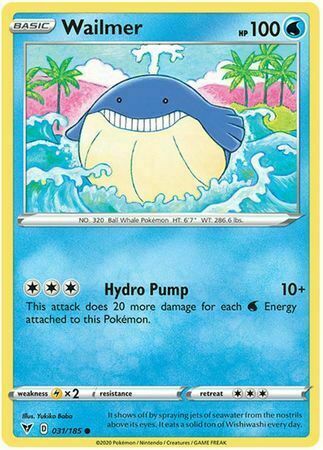 Wailmer [Hydro Pump] Card Front