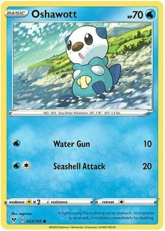 Oshawott [Water Gun | Seashell Attack] Card Front