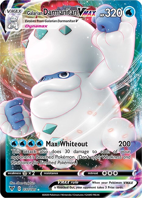 Galarian Darmanitan VMAX Card Front