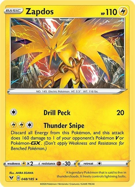 Zapdos [Drill Peck | Thunder Snipe] Card Front