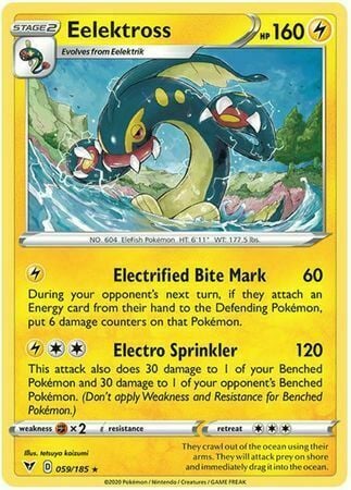 Eelektross [Electrified Bite Mark | Electro Sprinkler] Card Front