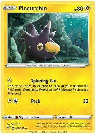 Pincurchin [Spinning Fan | Peck] Card Front