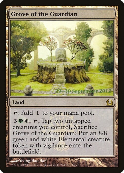 Grove of the Guardian Card Front