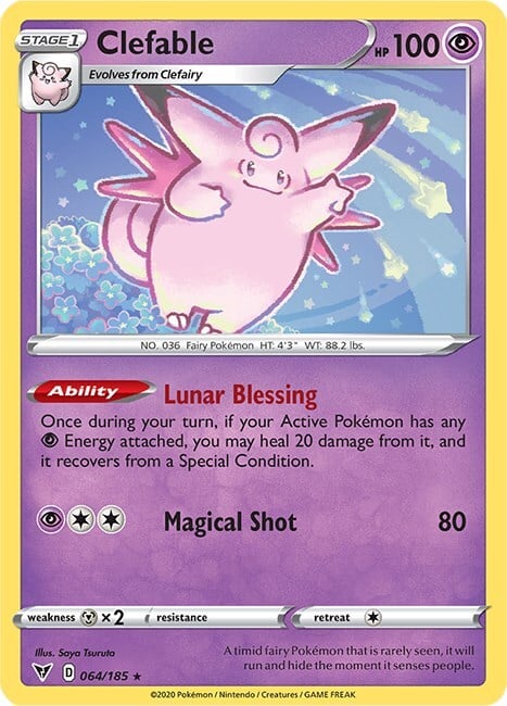 Clefable Card Front
