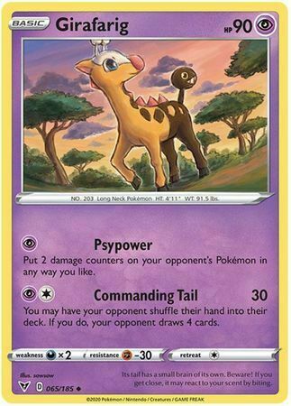 Girafarig [Psypower | Commanding Tail] Frente