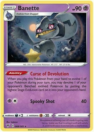 Banette [Curse of Devolution | Spooky Shot] Card Front