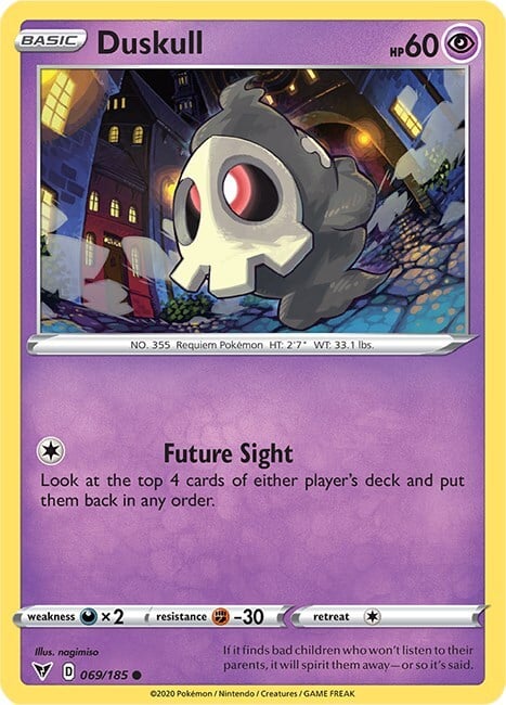 Duskull Card Front