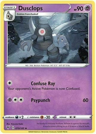 Dusclops [Confuse Ray | Psypunch] Card Front