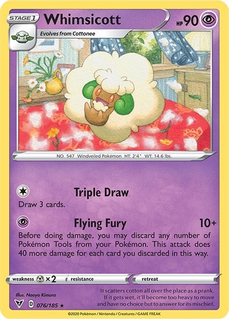 Whimsicott Card Front