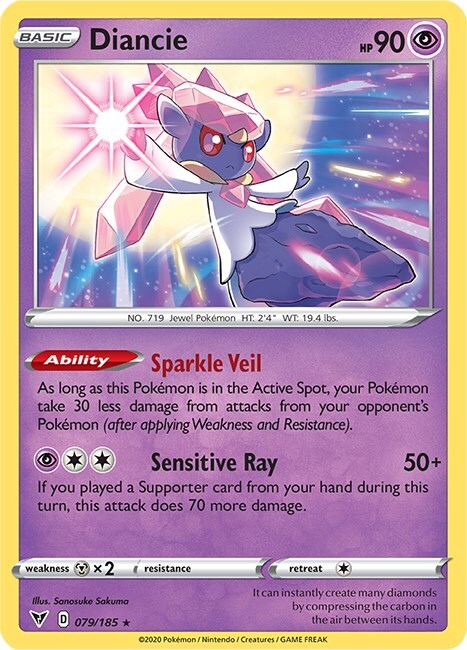 Diancie Card Front