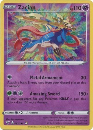 Zacian [Metal Armament | Amazing Sword] Card Front