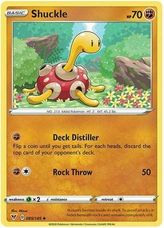 Shuckle [Deck Distiller | Rock Throw] Card Front