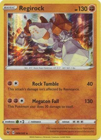 Regirock [Rock Tumble | Megaton Fall] Card Front