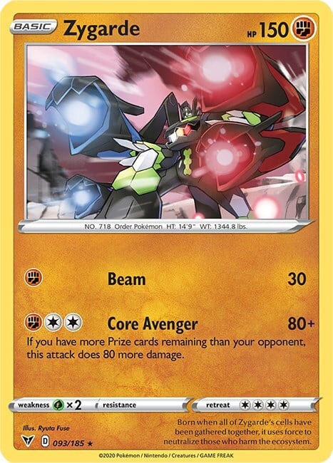 Zygarde Card Front