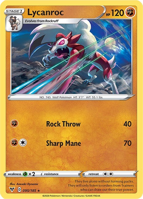 Lycanroc Card Front