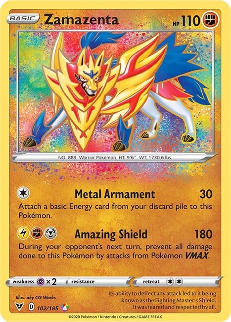 Zamazenta Card Front