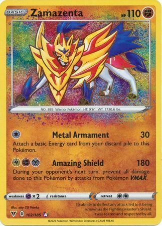 Zamazenta [Metal Armament | Amazing Shield] Card Front