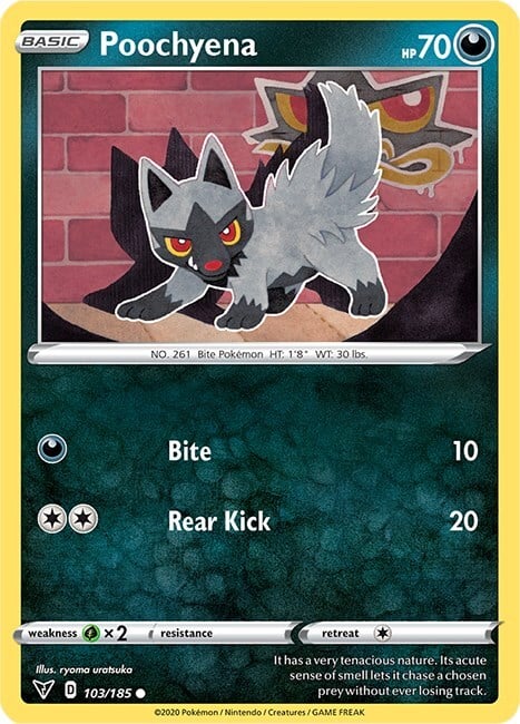 Poochyena Card Front