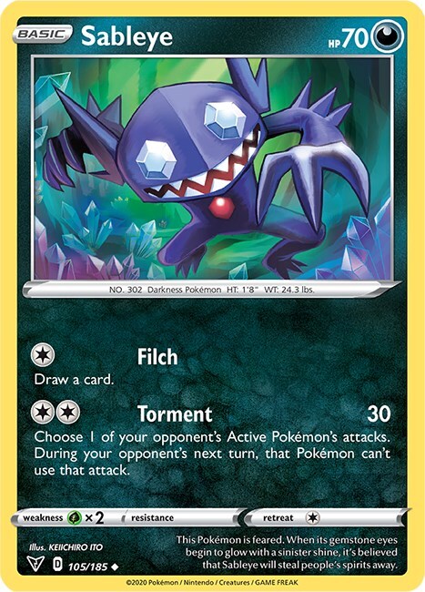 Sableye Card Front