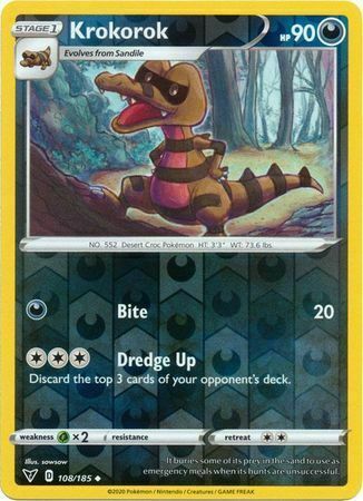 Krokorok [Bite | Dredge Up] Card Front