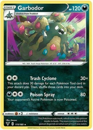 Garbodor [Trash Cyclone | Poison Spray] Card Front