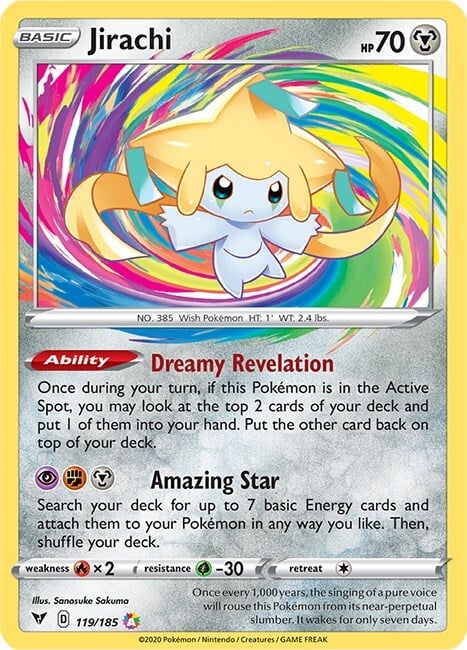 Jirachi Card Front