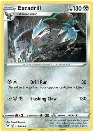 Excadrill [Drill Run | Slashing Claw] Card Front