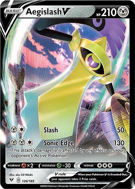 Aegislash V [Slash | Sonic Edge] Card Front