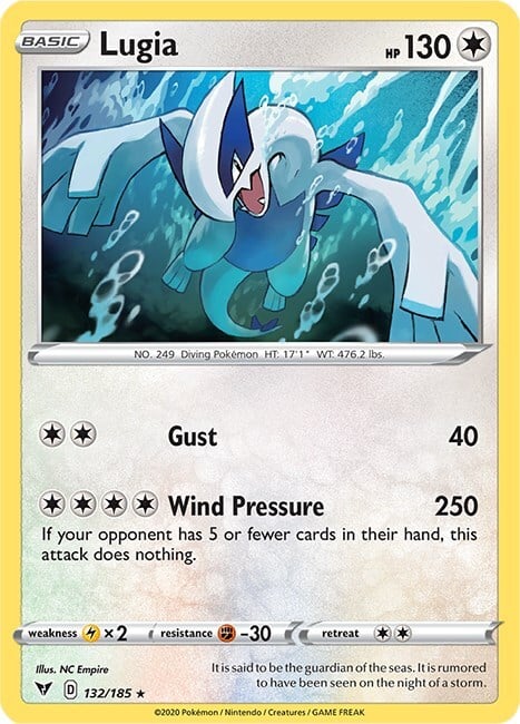 Lugia Card Front