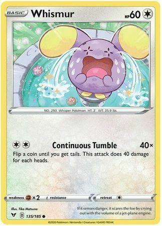 Whismur [Continuous Tumble] Card Front