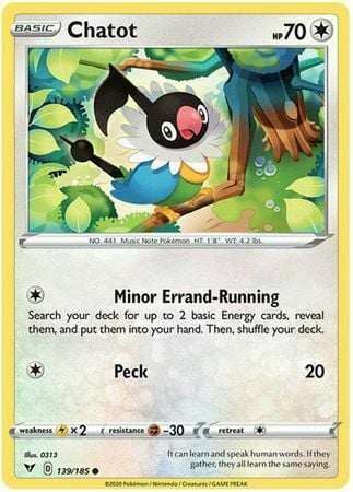 Chatot [Minor Errand-Running | Peck] Card Front