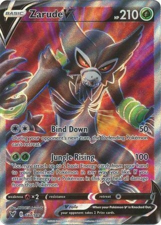 Zarude V [Bind Down | Jungle Rising] Card Front