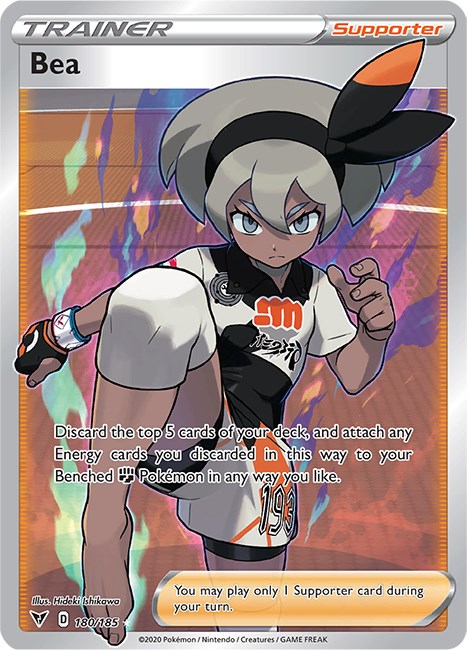 bea pokemon card signed 123/159 - Crown Zenith this item offers a spectacular aesthetic for a gallery POKEMON RAINBOW BEA RARE 193/185