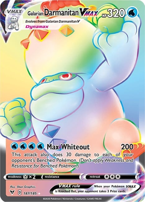 Galarian Darmanitan VMAX Card Front