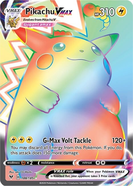Pikachu VMAX Card Front