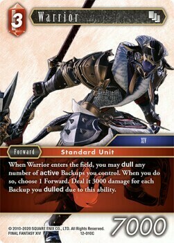 Warrior (12-010) Card Front
