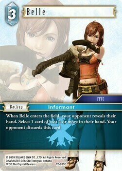 Belle Card Front