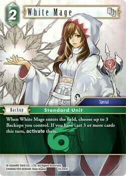 White Mage (12-043) (V.1) Card Front