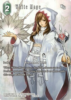 White Mage Card Front